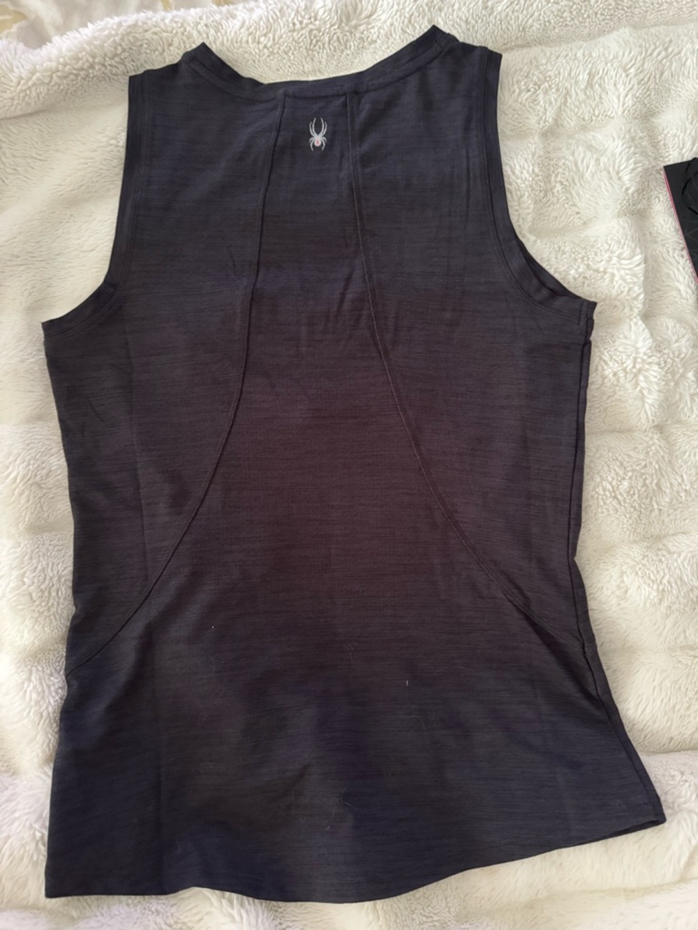 Spyder Black Sleeveless Active Tank Top - Picture 4 of 9